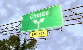 Choice exit